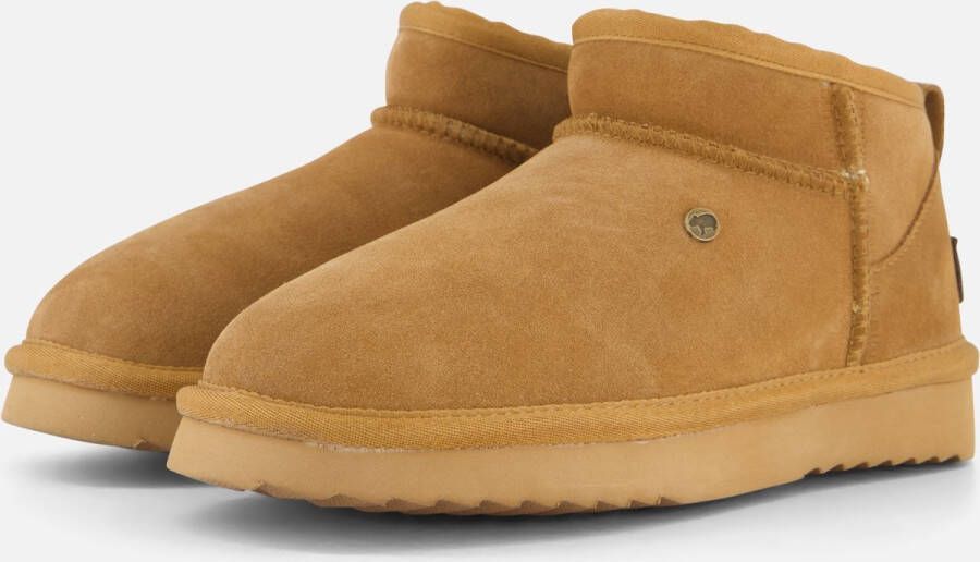 WARMBAT Vachtlaarzen Dames Durack Maat: 38 Materiaal: Suède Kleur: Cognac - Foto 4