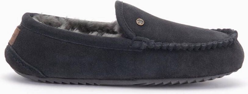Warmbat Earlod Suede Heren Sloffen Grijs
