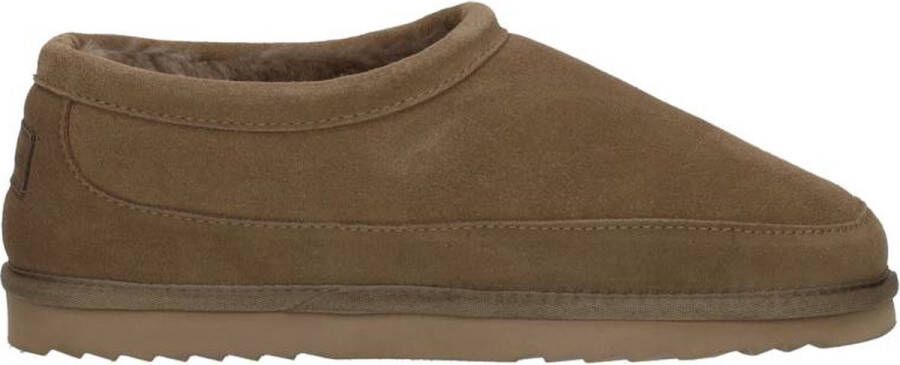 Warmbat Ebor Pantoffels Dicht taupe