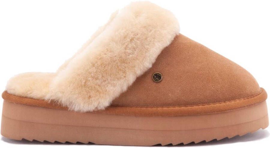 Warmbat Suède Pantoffels voor Wolkenwandeling Brown Dames - Foto 4