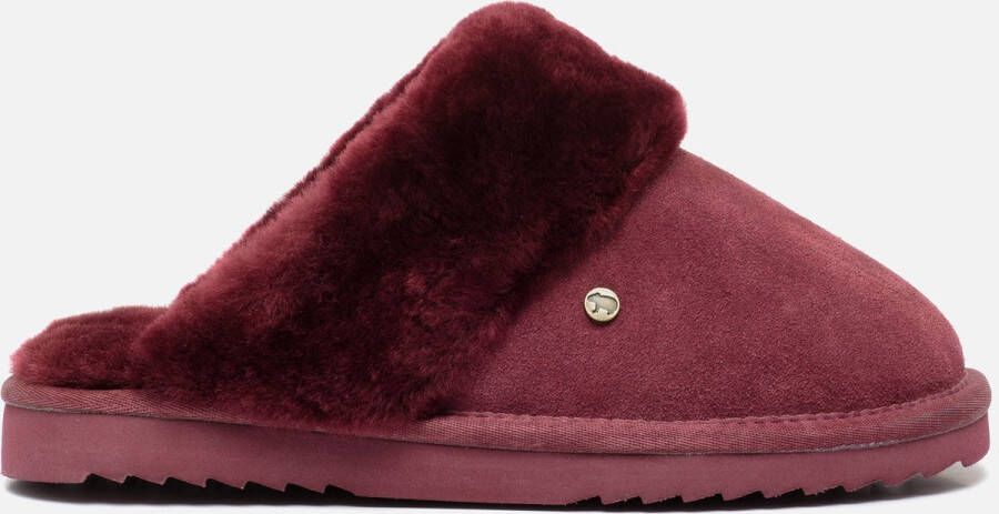 Warmbat Pantoffels Flurry FLS321067 Port Rood