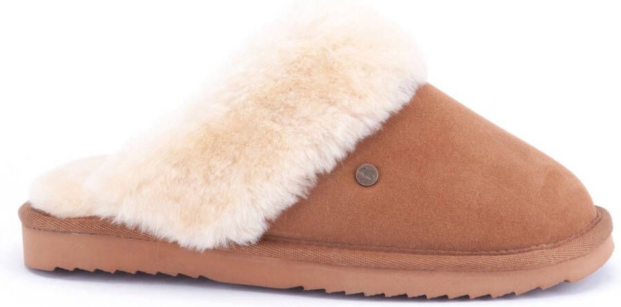 Warmbat Pantoffels Flurry Kids FLS221025 Cognac Bruin 35 - Foto 2