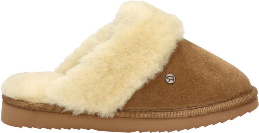 WARMBAT Pantoffels Dames Flurry Maat: 42 Materiaal: Suède Kleur: Cognac - Foto 6