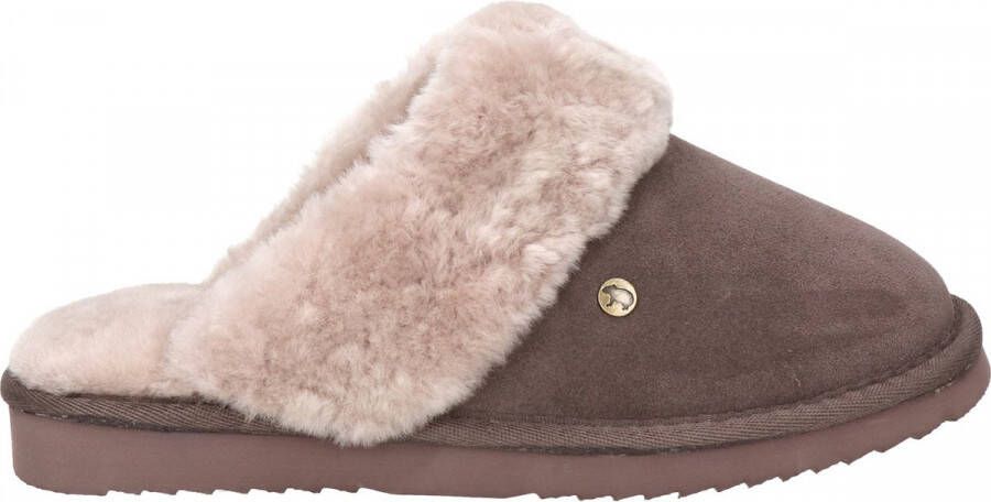 Warmbat Flurry Suede Dames Pantoffels Liver