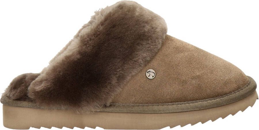 Warmbat Pantoffels Flurry FLS321055 Mud Bruin