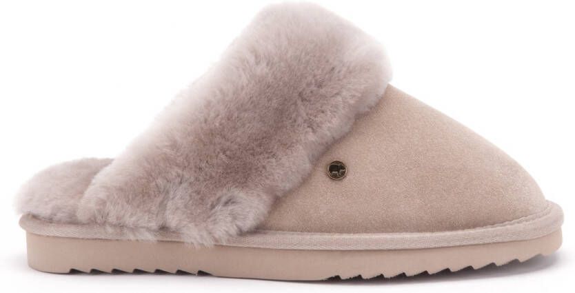 Warmbat Pantoffels Flurry FLS321058 Taupe Grijs