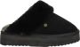 Warmbat Flurry Suede Plateau Dames Sloffen Zwart Zwart - Thumbnail 2