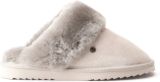 Warmbat Flurry Women Suede Dames Sloffen Lichtgrijs - Grijs
