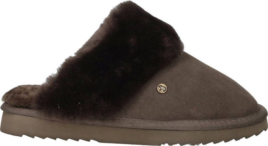 Warmbat Flurry Vrouwen Sloffen Pebble