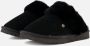 Warmbat Pantoffels Dames Sloffen Instappers Wol Harde zool Open hiel Flurry Zwart - Thumbnail 3