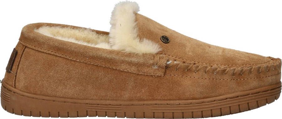 Warmbat Australia Warmbat Grizzly heren pantoffel Cognac - Foto 3