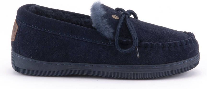 Warmbat Koala Women Suede Dames Sloffen Donkerblauw - Foto 2