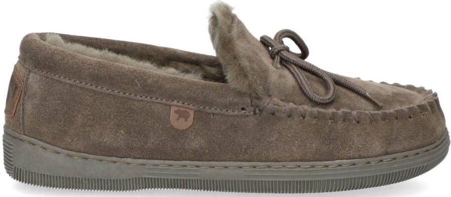 Warmbat Koala Suede Dames Pantoffels Pebble