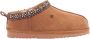 Warmbat Kynuna Suede Tape Dames Sloffen Cognac - Thumbnail 1
