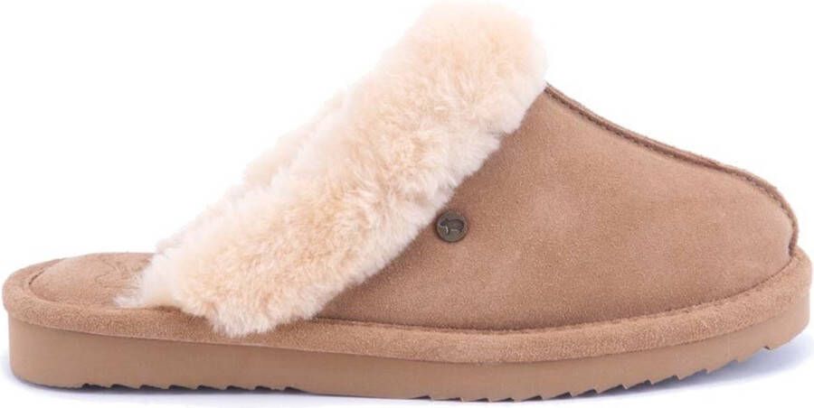 Warmbat Pantoffels Lismore LSM321026 Camel Bruin