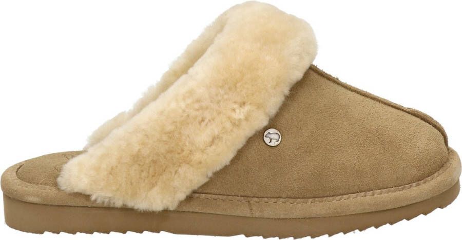 Warmbat Pantoffels Lismore LSM321026 Camel Bruin