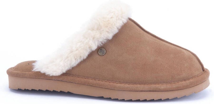 WARMBAT Pantoffels Dames Lismore Suède Camel