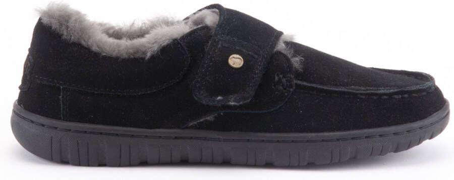 Warmbat Melton heren pantoffel Zwart