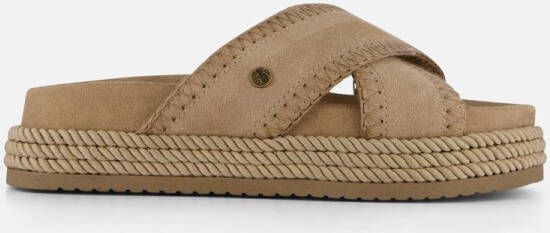 Warmbat Nullagine Slippers beige Suede Dames