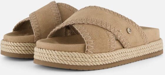 Warmbat Nullagine Slippers beige Suede Dames