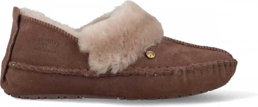 Warmbat Barrine Suede Liver Pantoffels BAR341064 - Foto 4