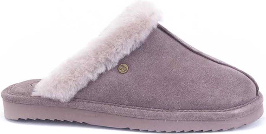 WARMBAT Pantoffels Dames Lismore Maat: 38 Materiaal: Suède Kleur: Taupe - Foto 4