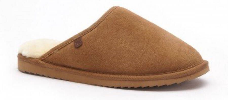 Warmbat Pantoffels Classic CLC521025 Cognac Bruin