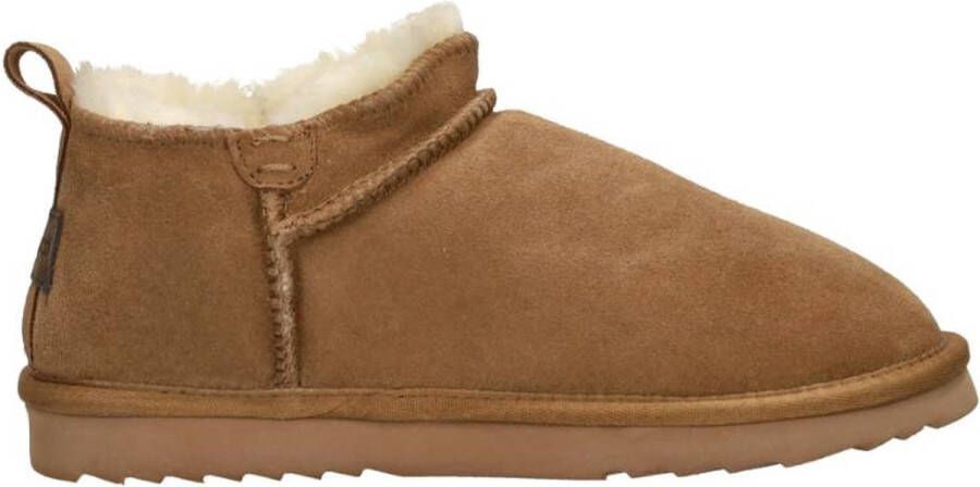Warmbat Tanbar Pantoffels Dicht Cognac