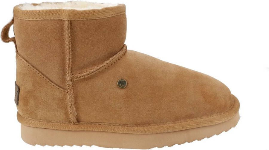 WARMBAT Vachtlaarzen Dames Wallaby Maat: 38 Materiaal: Suède Kleur: Cognac - Foto 2