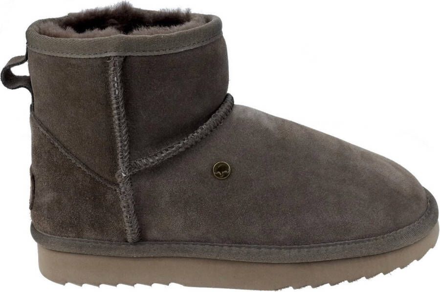 Warmbat Wallaby Women Suede Boot Dames Laarzen Taupe