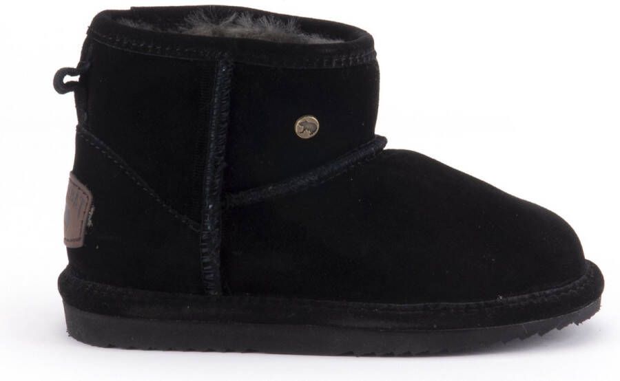 Warmbat Australia Wallaby gevoerde suède enkelboots zwart Suede 35 - Foto 4