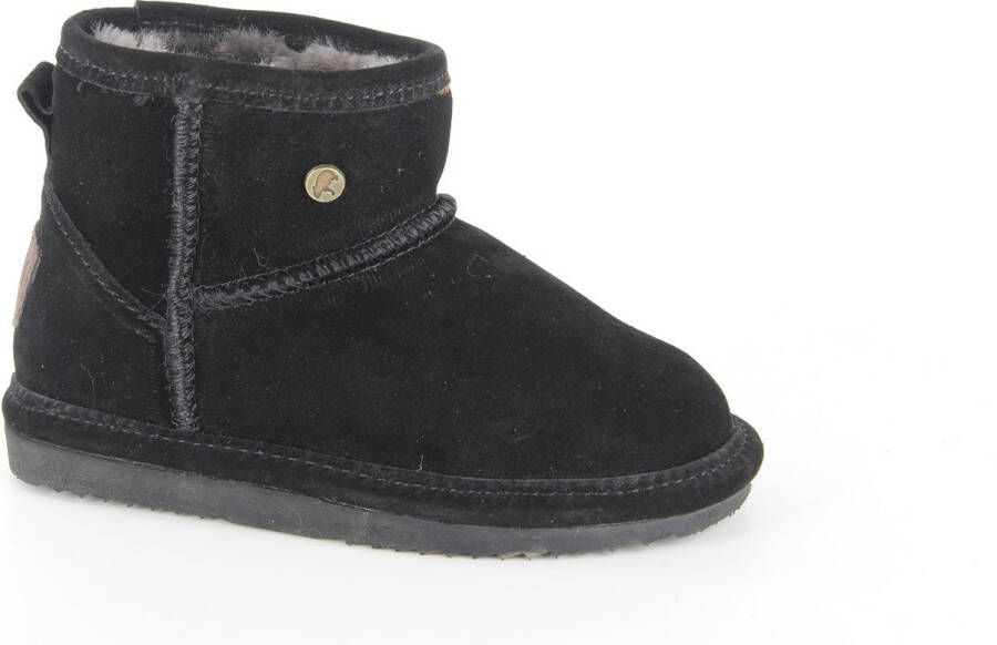Warmbat Australia Wallaby gevoerde suède enkelboots zwart Suede 35 - Foto 3