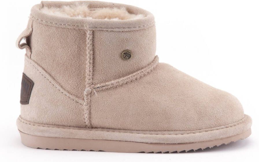 Warmbat Wallaby kids suede boot bontvoering (35 Kleur Roze )