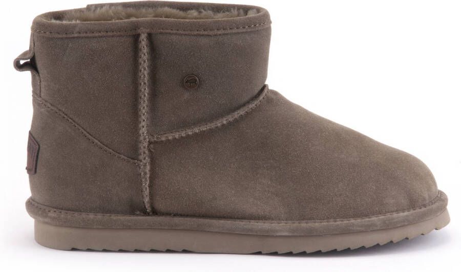 Warmbat Wallaby Women Suede Boot Dames Laarzen Mosgroen