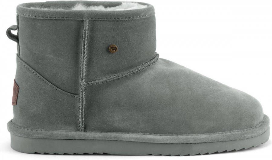 Warmbat Wallaby Women Suede Boot Dames Laarzen Mosgroen