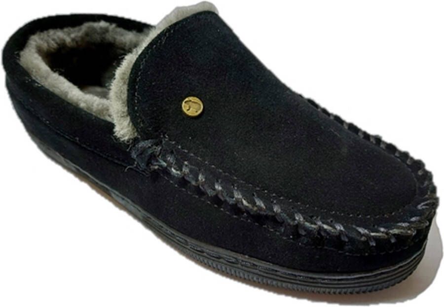 WARMBAT Pantoffels Heren Classic Unisex Maat: 42 Materiaal: Suède Kleur: Zwart - Foto 7