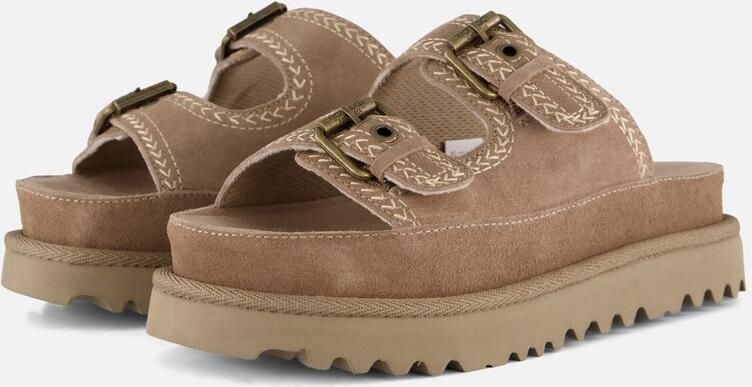 Warmbat Balgarup Exclusief Slippers taupe Suède