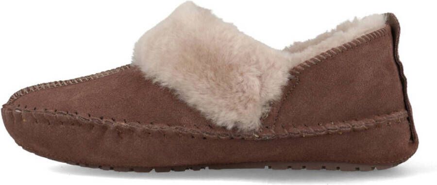 Warmbat Barrine Suede Liver Pantoffels BAR341064 - Foto 3