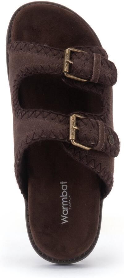 Warmbat Bendigo Suede Dames Sandalen Choco