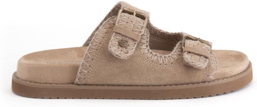 Warmbat Bendigo Suede Dames Sandalen Stone