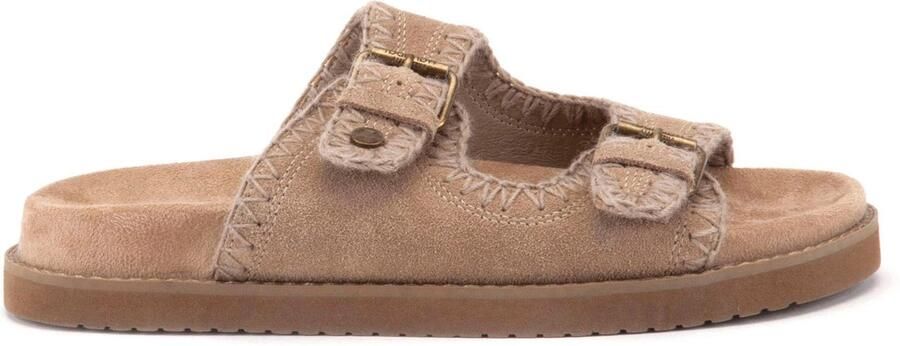 Warmbat Bendigo Suede Dames Sandalen Stone