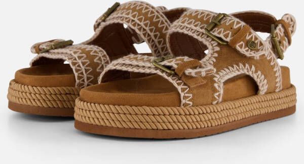 Warmbat Bokhara Sandalen cognac Suede Dames