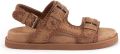 Warmbat Bolwara Suede Dames Sandalen Cognac - Cognac