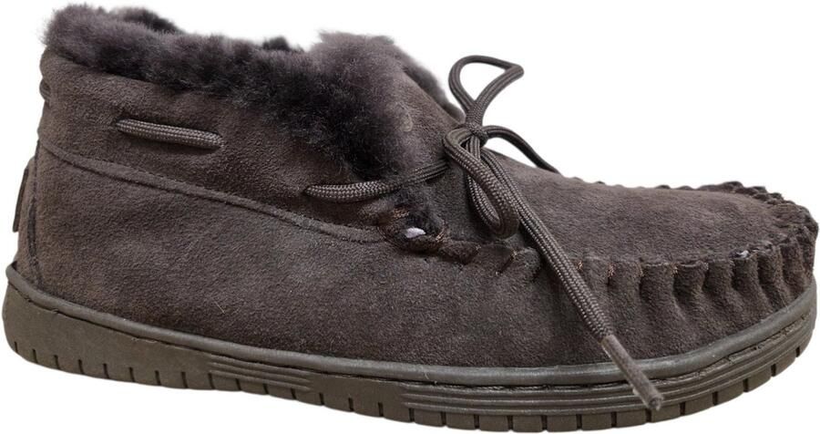 Warmbat Bunya Women Suede Choco Pantoffels Dichte Sloffen Bruin Suede Dames Bruin