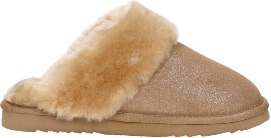 Warmbat Pantoffel Collie CLL 3215 21 Cognac Gold Metallic