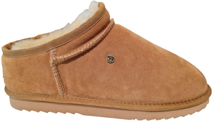 Warmbat Conner Bruine Dichte Heren Pantoffels