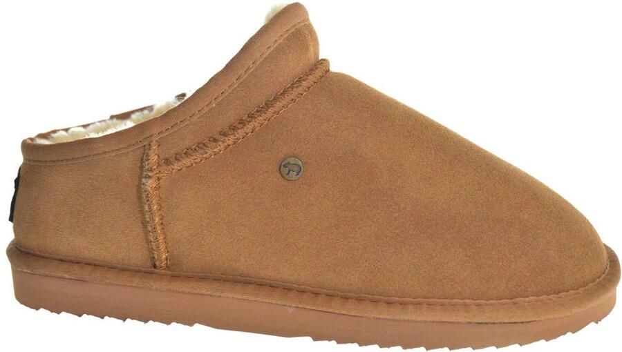 Warmbat Conner Mannen Sloffen Cognac