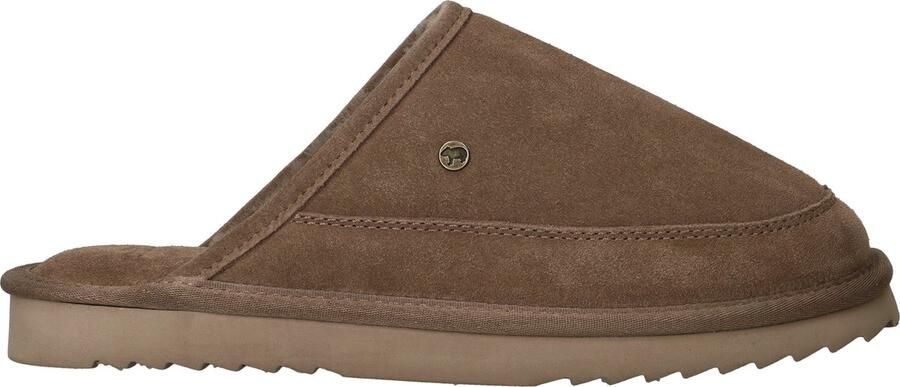 Warmbat Cowra Suede Heren Sloffen Bruin