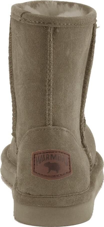 Warmbat Dames Laars Kangaroo Suede Groen