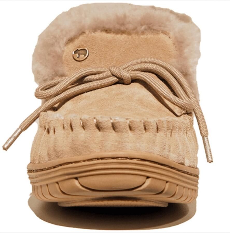 Warmbat Dames Pantoffel Bunya Women Suede Taupe